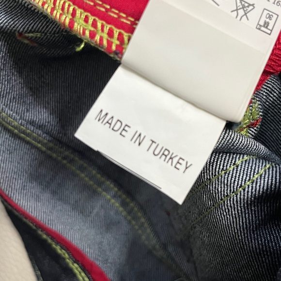 NWT - Ice Iceberg x DC Comics Women’s Mini Flared Jeans - Size 27, 29 -Very Rare - Picture 9 of 11